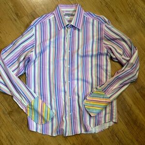 Ted Baker London Men’s Button Down Sz 5 = XL